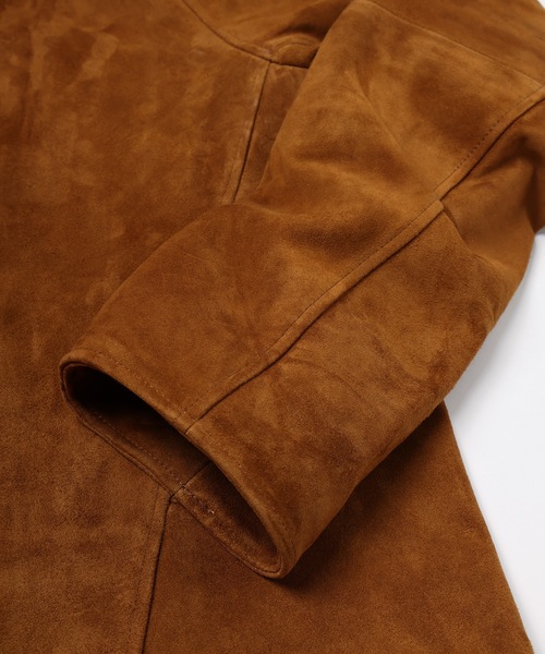 Jieda（ジエダ）の「NUBUCK DRAPING LEATHER JACKET（ブルゾン・メンズ・ブラウン・2/1）」の12枚目の写真