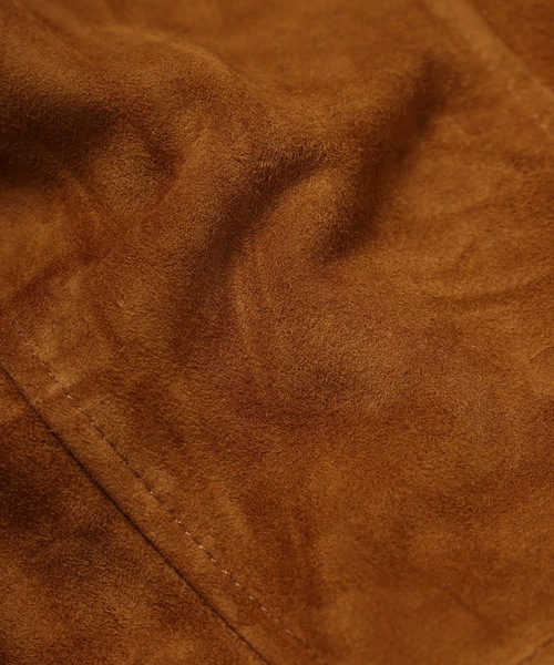 Jieda（ジエダ）の「NUBUCK DRAPING LEATHER JACKET（ブルゾン・メンズ・ブラウン・2/1）」の13枚目の写真