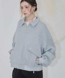 ENVYM（アンビー）の「アウトポケットスウェットブルゾン（ブルゾン）」