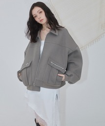 ENVYM | アウトポケットスウェットブルゾン(ブルゾン)