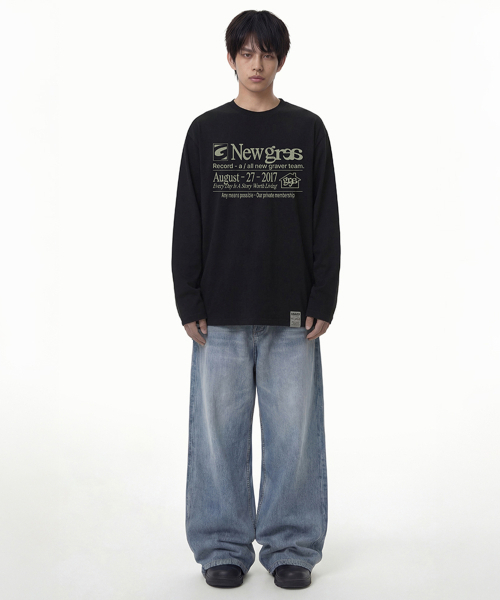 GRAVER（グレーバー）の「[ユニセックス]NEW GRAE ロングスリーブTシャツ_3カラー（Tシャツ/カットソー・レディース・ホワイト/チャコールグレー/ブラック・MEDIUM/LARGE）」の10枚目の写真