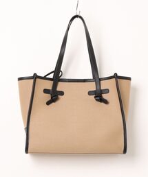 Rivel（リヴェル）の「【GIANNI CHIARINI/ジャンニキアリーニ】トートバッグ　MARCELLA　Sサイズ　コットン×本革（トートバッグ）」
