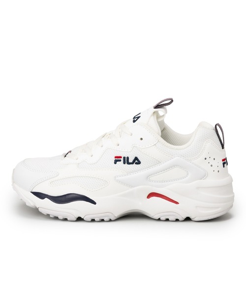FILA(フィラ)の「RAY TRACER / レイトレーサー / カジュアルスニーカー(スニーカー・レディース・ホワイト・29.0cm/28.0cm/27.5cm/27.0cm/26.5cm/26.0cm/25.5cm/25.0cm/24.5cm/24.0cm/23.5cm/23.0cm)」の4枚目の写真