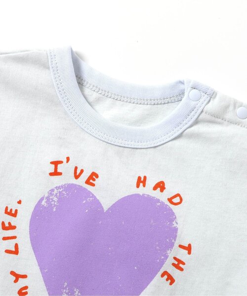 Ampersand（アンパサンド）の「【リンク】ポッピンロンパス（ロンパース・キッズ・ブルー/イエロー/レモンイエロー/サックスブルー・70/60/80）」の6枚目の写真