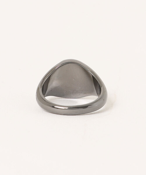 ARCHIVER(アーカイバ)の「【CALM】BRASS Signet Ring(リング・レディース・ブラック/ゴールド/シルバー・15号/13号/11号/9号)」の8枚目の写真