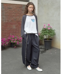 OPEN Yy（オープンワイワイ）の「【OPEN YY / オープンワイワイ】 Knitted I LOVE YY RAGLAN TEE（Tシャツ/カットソー）」