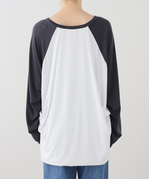 OPEN Yy(オープンワイワイ)の「【OPEN YY / オープンワイワイ】 Knitted I LOVE YY RAGLAN TEE(Tシャツ/カットソー・レディース・ブルー系その他/グリーン・SMALL/MEDIUM)」の10枚目の写真