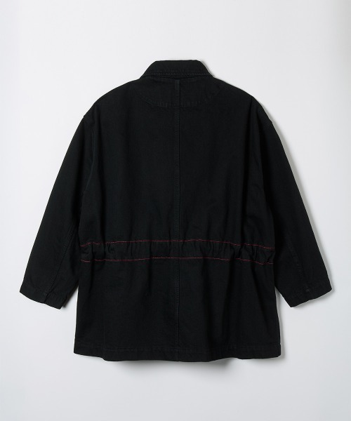 soduk（スドーク）の「bigger bigger denim jacket（デニムジャケット・レディース・インディゴブルー/ブラック・ONE SIZE）」の15枚目の写真