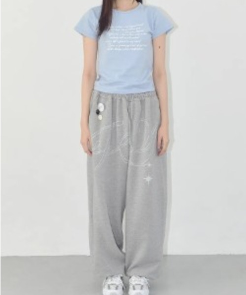 FANCY CLUB（ファンシークラブ）の「◇FANCYCLUB◇ブランド直輸入正規品/エンジェル ヴィンテージ スウェットパンツ ANGEL VINTAGE SWEATPANTS（スウェットパンツ・レディース・グレー/ブラック/スカイブルー・FREE）」の7枚目の写真