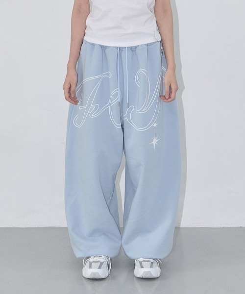 FANCY CLUB(ファンシークラブ)の「◇FANCYCLUB◇ブランド直輸入正規品/エンジェル ヴィンテージ スウェットパンツ ANGEL VINTAGE SWEATPANTS(スウェットパンツ・レディース・グレー/ブラック/スカイブルー・FREE)」の17枚目の写真