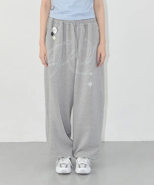 FANCY CLUB(ファンシークラブ)の「◇FANCYCLUB◇ブランド直輸入正規品/エンジェル ヴィンテージ スウェットパンツ ANGEL VINTAGE SWEATPANTS(スウェットパンツ・レディース・グレー/ブラック/スカイブルー・FREE)」の12枚目の写真