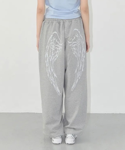 FANCY CLUB(ファンシークラブ)の「◇FANCYCLUB◇ブランド直輸入正規品/エンジェル ヴィンテージ スウェットパンツ ANGEL VINTAGE SWEATPANTS(スウェットパンツ・レディース・グレー/ブラック/スカイブルー・FREE)」の14枚目の写真