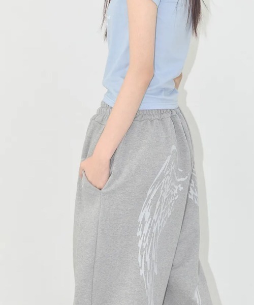 FANCY CLUB(ファンシークラブ)の「◇FANCYCLUB◇ブランド直輸入正規品/エンジェル ヴィンテージ スウェットパンツ ANGEL VINTAGE SWEATPANTS(スウェットパンツ・レディース・グレー/ブラック/スカイブルー・FREE)」の11枚目の写真