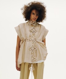 RUMCHE | Layered Tuck Sleeveless Blouse / レイヤードタックノースリーブブラウス(シャツ/ブラウス)