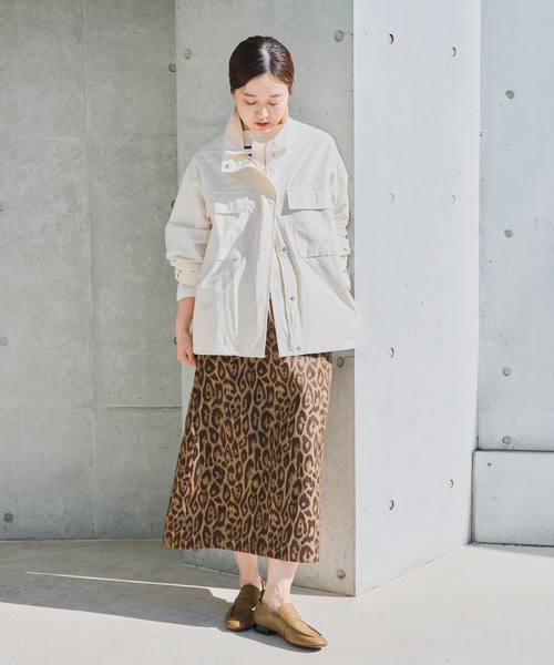 IENA（イエナ）の「TOURNON/トゥルノン JQ LEOPARD SK スカート 26SSSK007（スカート・レディース・キャメル・38）」の5枚目の写真