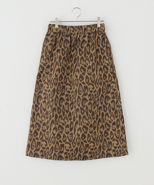 IENA（イエナ）の「TOURNON/トゥルノン JQ LEOPARD SK スカート 26SSSK007（スカート・レディース・キャメル・38）」の8枚目の写真