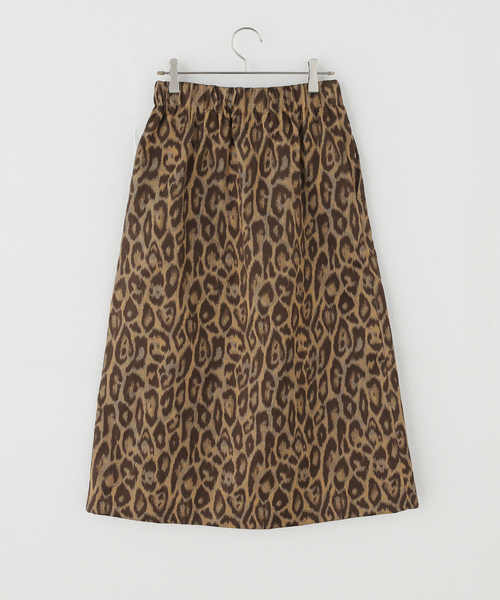 IENA（イエナ）の「TOURNON/トゥルノン JQ LEOPARD SK スカート 26SSSK007（スカート・レディース・キャメル・38）」の9枚目の写真