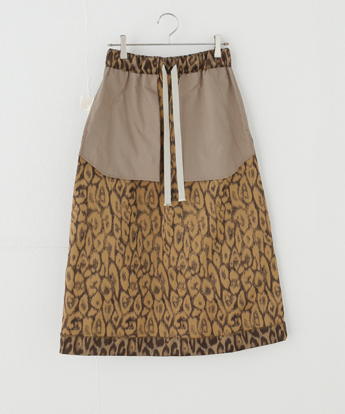 IENA（イエナ）の「TOURNON/トゥルノン JQ LEOPARD SK スカート 26SSSK007（スカート・レディース・キャメル・38）」の11枚目の写真