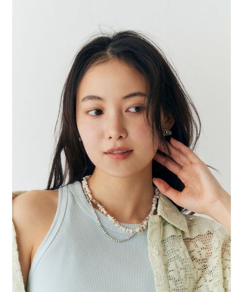 Ungrid（アングリッド）の「ビーズコンビネックレス（ネックレス・レディース・その他1/シルバー・FREE）」の3枚目の写真