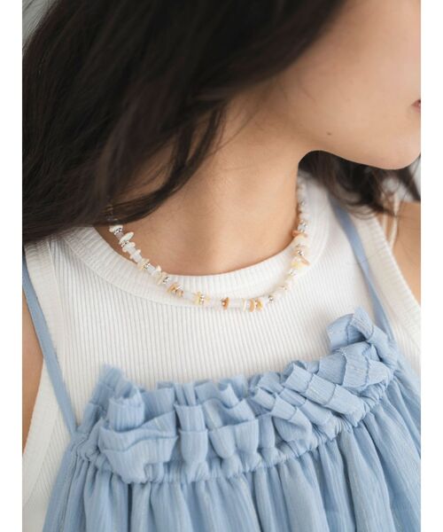 Ungrid（アングリッド）の「ビーズコンビネックレス（ネックレス・レディース・その他1/シルバー・FREE）」の6枚目の写真