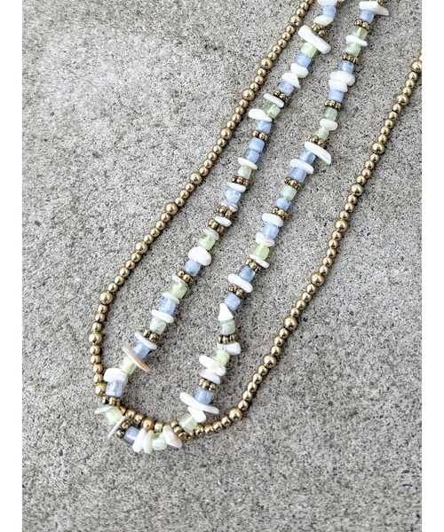 Ungrid（アングリッド）の「ビーズコンビネックレス（ネックレス・レディース・その他1/シルバー・FREE）」の9枚目の写真