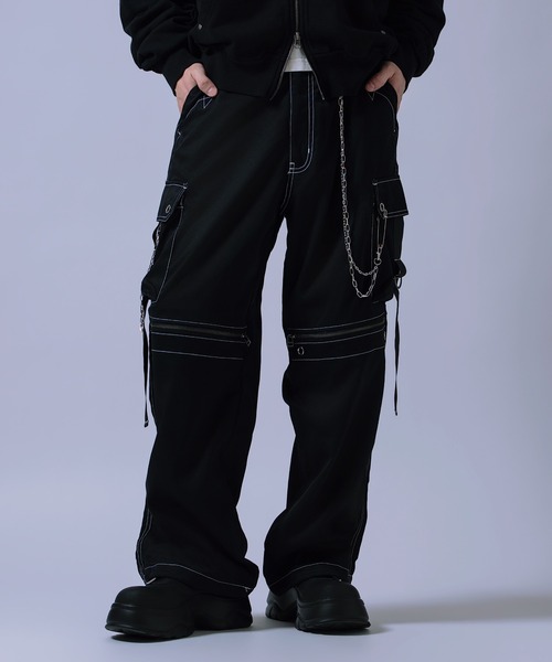 improves(インプローブス)の「チェーン付き カーゴパンツ(カーゴパンツ・メンズ・ホワイト/ブラック・LARGE/MEDIUM)」の17枚目の写真