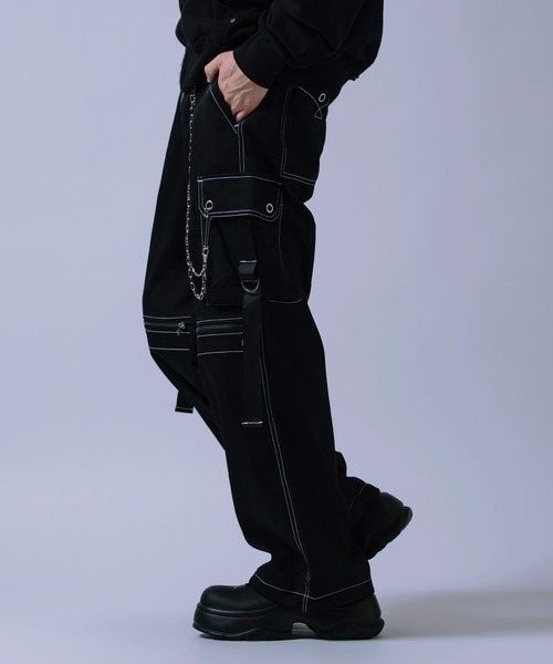 improves(インプローブス)の「チェーン付き カーゴパンツ(カーゴパンツ・メンズ・ホワイト/ブラック・LARGE/MEDIUM)」の18枚目の写真
