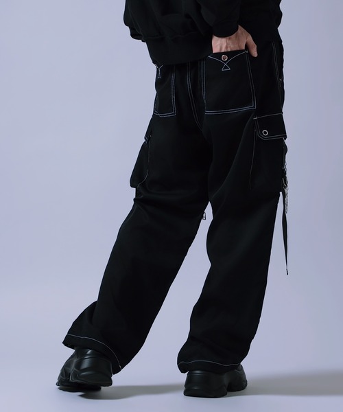 improves(インプローブス)の「チェーン付き カーゴパンツ(カーゴパンツ・メンズ・ホワイト/ブラック・LARGE/MEDIUM)」の19枚目の写真