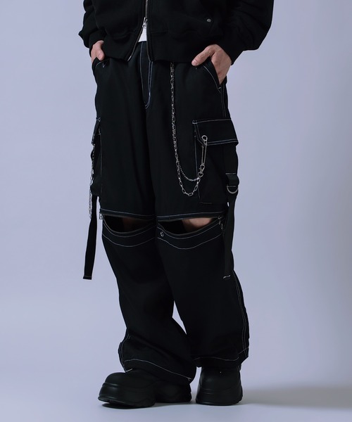 improves(インプローブス)の「チェーン付き カーゴパンツ(カーゴパンツ・メンズ・ホワイト/ブラック・LARGE/MEDIUM)」の20枚目の写真