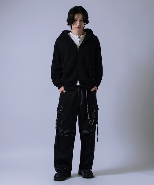 improves(インプローブス)の「チェーン付き カーゴパンツ(カーゴパンツ・メンズ・ホワイト/ブラック・LARGE/MEDIUM)」の21枚目の写真