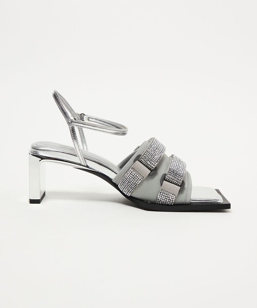 SY UNITED ARROWS(シーユナイテッドアローズ)の「<SY> ダブルベルクロビジュー サンダル55↑(サンダル・レディース・ゴールド/ブラック/シルバー・25cm/24.5cm/24cm/23.5cm/23cm/22.5cm/22cm)」の6枚目の写真