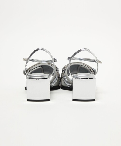 SY UNITED ARROWS(シーユナイテッドアローズ)の「<SY> ダブルベルクロビジュー サンダル55↑(サンダル・レディース・ゴールド/ブラック/シルバー・25cm/24.5cm/24cm/23.5cm/23cm/22.5cm/22cm)」の7枚目の写真