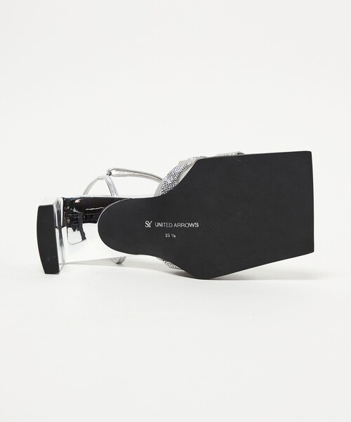 SY UNITED ARROWS(シーユナイテッドアローズ)の「<SY> ダブルベルクロビジュー サンダル55↑(サンダル・レディース・ゴールド/ブラック/シルバー・25cm/24.5cm/24cm/23.5cm/23cm/22.5cm/22cm)」の8枚目の写真