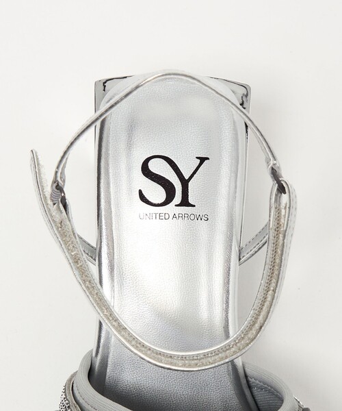 SY UNITED ARROWS(シーユナイテッドアローズ)の「<SY> ダブルベルクロビジュー サンダル55↑(サンダル・レディース・ゴールド/ブラック/シルバー・25cm/24.5cm/24cm/23.5cm/23cm/22.5cm/22cm)」の9枚目の写真