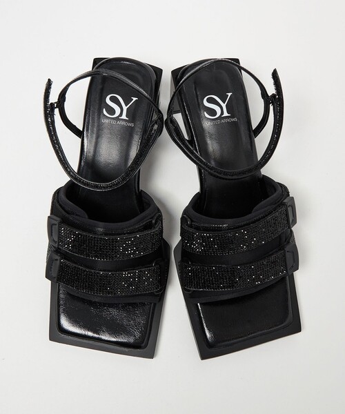 SY UNITED ARROWS(シーユナイテッドアローズ)の「<SY> ダブルベルクロビジュー サンダル55↑(サンダル・レディース・ゴールド/ブラック/シルバー・25cm/24.5cm/24cm/23.5cm/23cm/22.5cm/22cm)」の15枚目の写真
