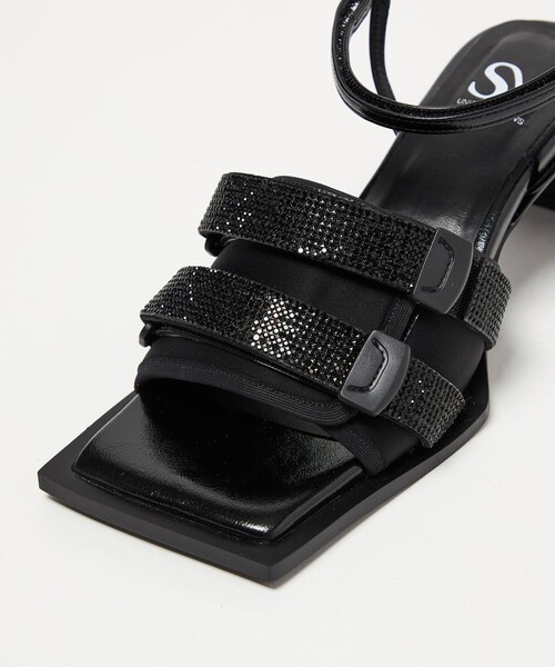 SY UNITED ARROWS(シーユナイテッドアローズ)の「<SY> ダブルベルクロビジュー サンダル55↑(サンダル・レディース・ゴールド/ブラック/シルバー・25cm/24.5cm/24cm/23.5cm/23cm/22.5cm/22cm)」の16枚目の写真