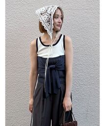 LAGUNAMOON | レイヤードデザインノースリニット(ニット/セーター)