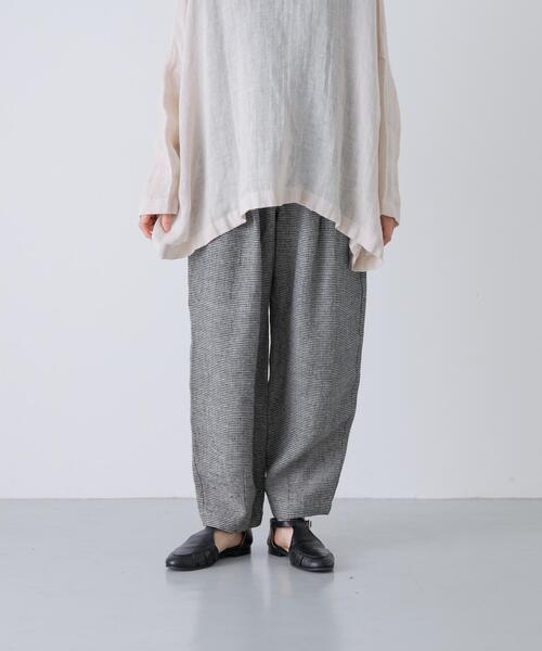 かぐれ（カグレ）の「クロップドチェックパンツ（その他パンツ・レディース・ブラック系その他/ブラック・FREE）」の2枚目の写真