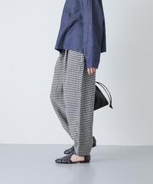 かぐれ | クロップドチェックパンツ(その他パンツ)