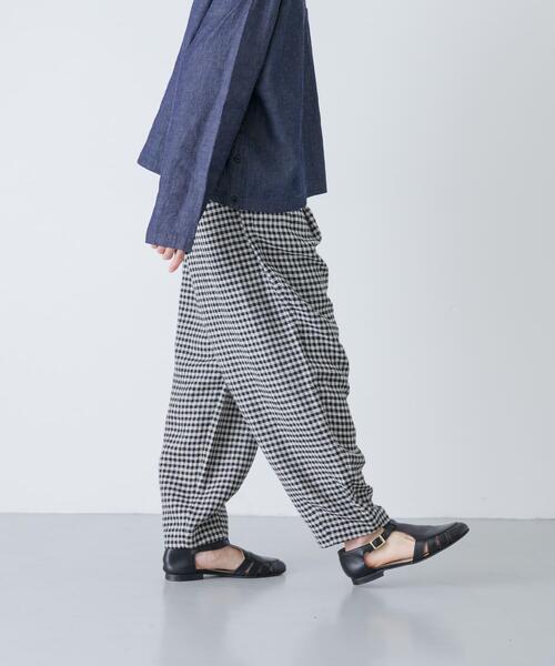 かぐれ（カグレ）の「クロップドチェックパンツ（その他パンツ・レディース・ブラック系その他/ブラック・FREE）」の20枚目の写真