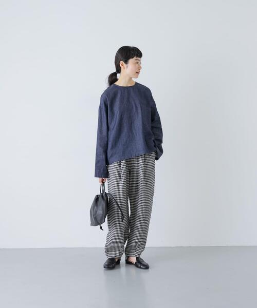 かぐれ（カグレ）の「クロップドチェックパンツ（その他パンツ・レディース・ブラック系その他/ブラック・FREE）」の19枚目の写真