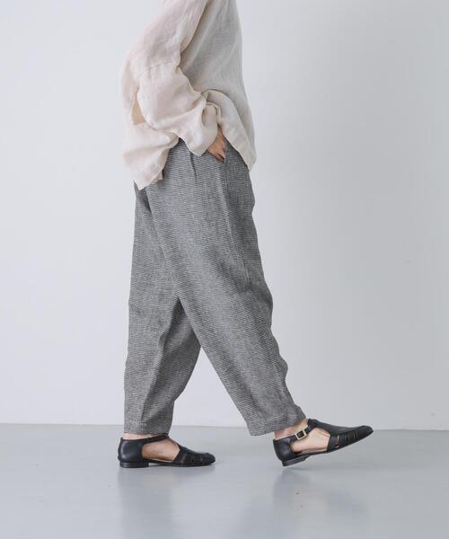 かぐれ（カグレ）の「クロップドチェックパンツ（その他パンツ・レディース・ブラック系その他/ブラック・FREE）」の9枚目の写真