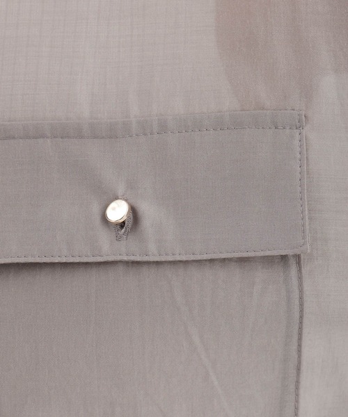 Andemiu（アンデミュウ）の「ポケツキシアーブルゾン656241（ブルゾン・レディース・グレイッシュベージュ/ネイビー・FREE）」の17枚目の写真