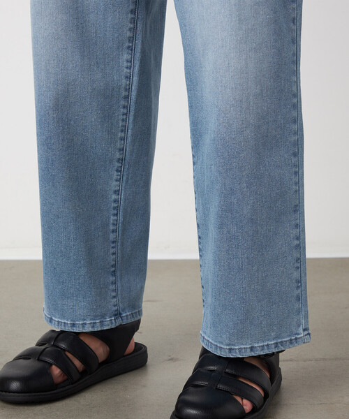 COMME CA ISM（コムサイズム）の「8.5OZ デニム ワイドテーパードパンツ（デニムパンツ・メンズ・ネイビー/サックスブルー・LARGE/SMALL/MEDIUM）」の16枚目の写真