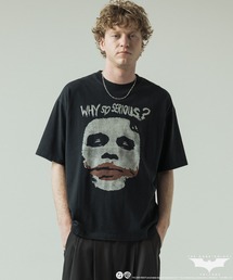 SLICK（スリック）の「【SLICK スリック】SLICK   THE JOKER Printed T-shirt   ザ ジョーカー パウダー加工プリントTシャツ オーバーサイズ シルエット  ビンテージ（Tシャツ/カットソー）」