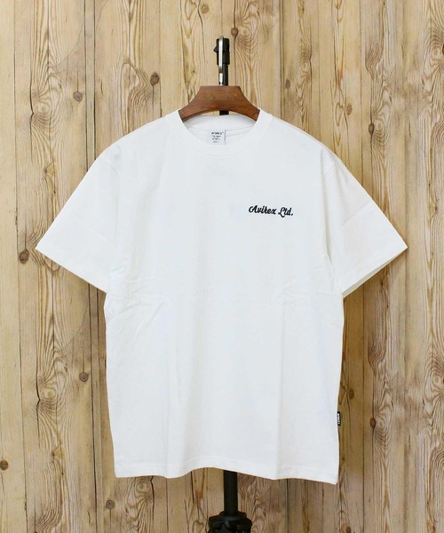 AVIREX(アヴィレックス)の「S/S PATCHED TEE "Brooklyn"(Tシャツ/カットソー・メンズ・オレンジ/ネイビー/ブラック/ホワイト・L/XXL/XL/M)」の5枚目の写真