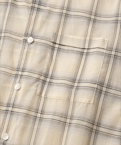 NONBLANK（ノンブランク）の「クラウドコットンチェックLSシャツ_YELLOW（シャツ/ブラウス・メンズ・イエロー・MEDIUM/LARGE/X-LARGE）」の5枚目の写真