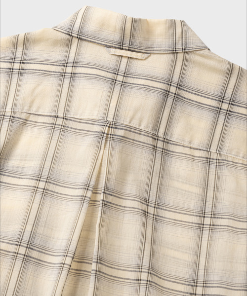 NONBLANK（ノンブランク）の「クラウドコットンチェックLSシャツ_YELLOW（シャツ/ブラウス・メンズ・イエロー・MEDIUM/LARGE/X-LARGE）」の6枚目の写真