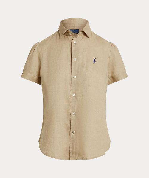 リネン ショートスリーブ シャツ（シャツ/ブラウス）｜POLO RALPH