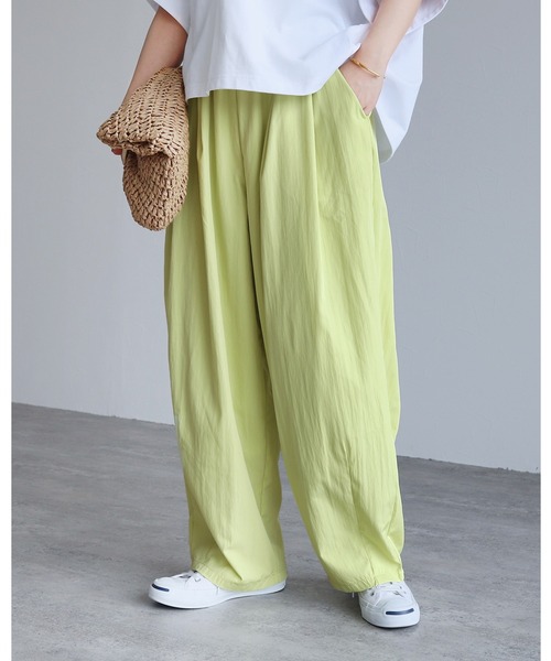 reca（レカ）の「イージーワイドコクーンパンツ（その他パンツ・レディース・ブラック/レモンイエロー/グレイッシュベージュ・FREE）」の3枚目の写真